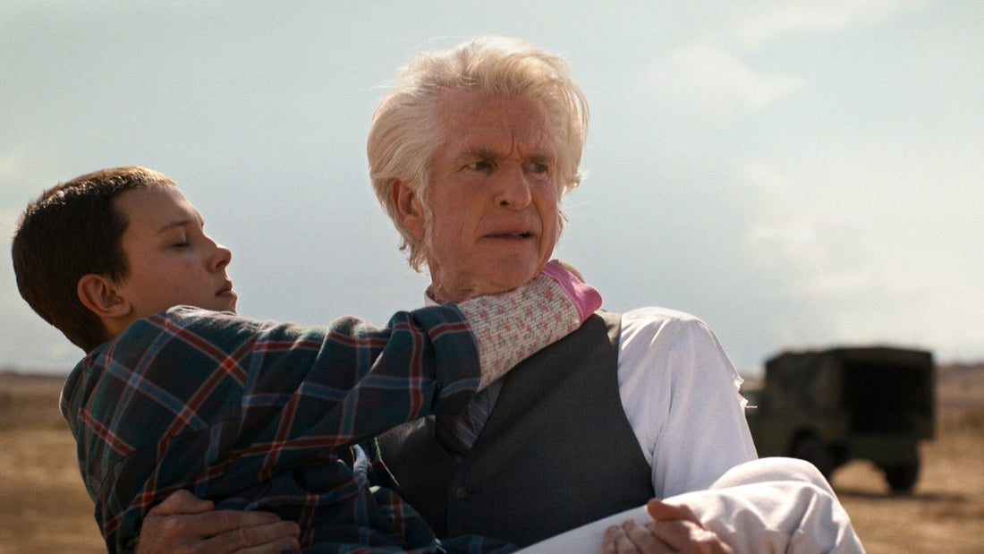 Onze et Martin Brenner dans le désert du Nevada, Stranger Things saison 4 épisode 8