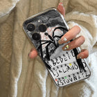 Coque iPhone transparente Stranger Things Mind Flayer et mur alphabet