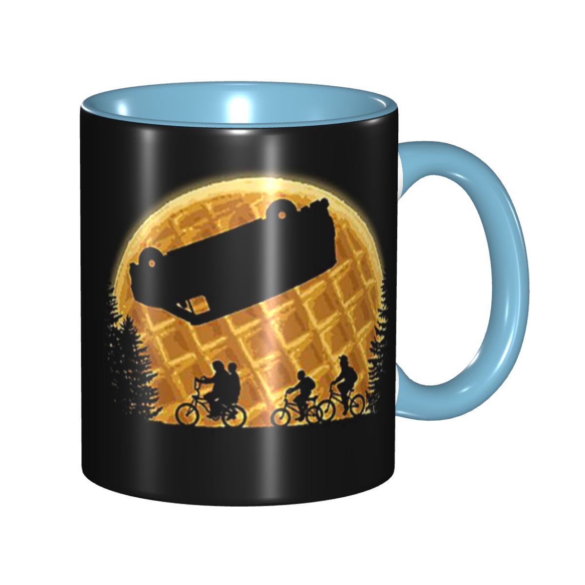 Mug Stranger Things la lune aux gaufres – coloris Bleu ciel