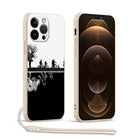 Coque iPhone crème Stranger Things vélos et Monde à l'Envers