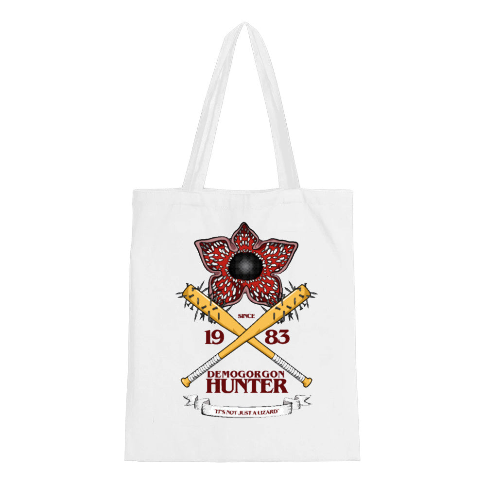 Tote bag Stranger Things Demogorgon Hunter vu de face