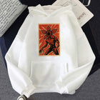 Sweat à capuche blanc Stranger Things affiche du Demogorgon