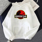 Sweat à capuche blanc Stranger Things Hawkins Lab