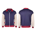Veste de survêtement cosplay Will Byers Stranger Things bleu marine et blanc